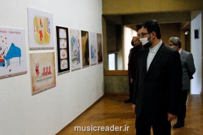 حضور معاون هنری وزیر ارشاد در سه نمایشگاه تجسمی