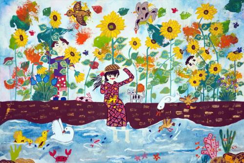 کودکان ایرانی از مسابقه نقاشی جی کیو ای ژاپن جایزه گرفتند