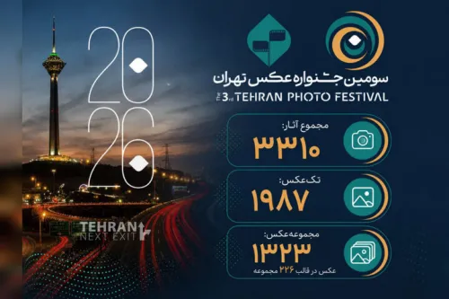 آمار آثار ارسالی به سومین جشنواره عکس تهران